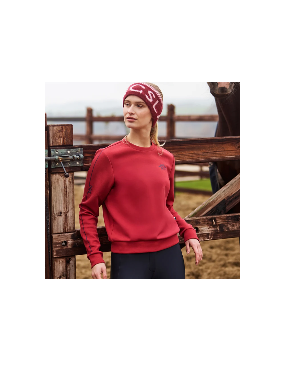 Sweat AMY KINGSLAND femme – Sweat confortable pour cavalière
