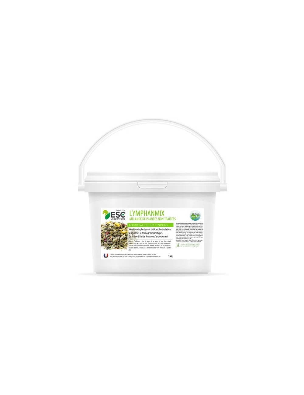 Lymphanmix ESC 1 kg – Soutien de la circulation lymphatique du cheval