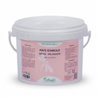 PATE D'ARGILE DETOX 2.5 KG