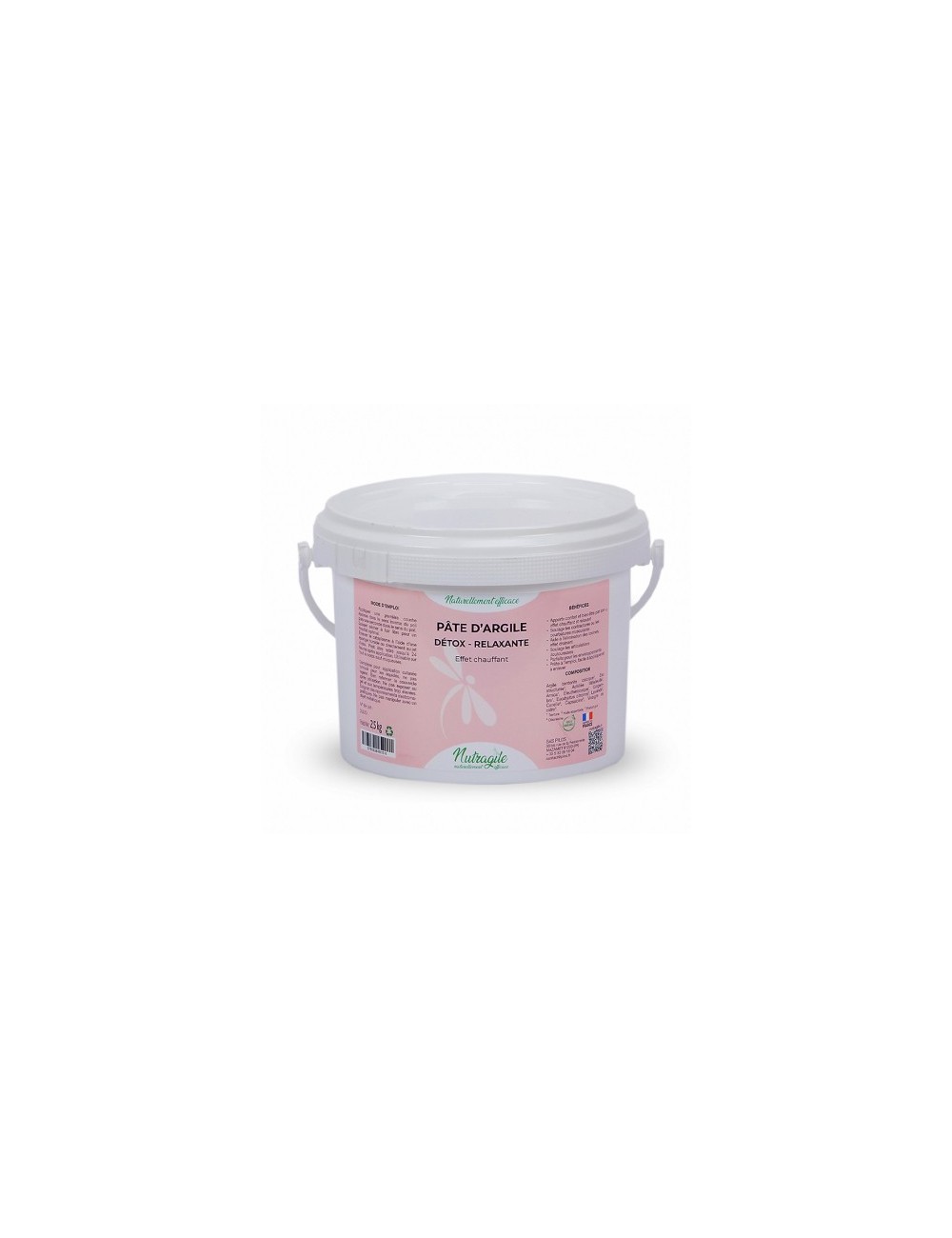 PATE D'ARGILE DETOX 2.5 KG
