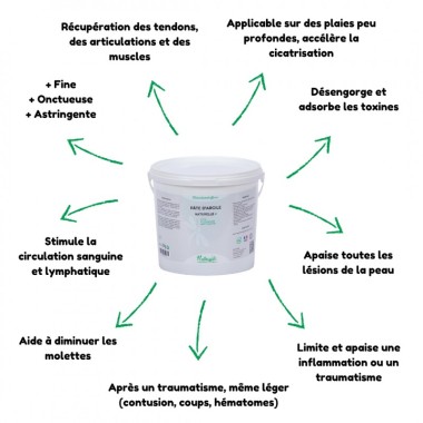 PATE D'ARGILE NATURELLE +  1.5KG