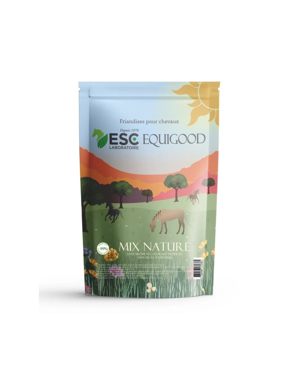 EQUIGOOD Nature ESC 1 kg – Friandises naturelles pour chevaux